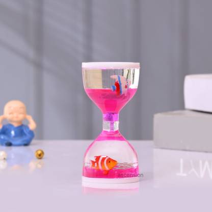 Ascension Floating Bubble Motion Timer for Home Ofiice Kids Room Decoration(Random Color) Decorative Showpiece  -  11.2 cm
