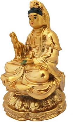 TIRALS Feng Shui Kuan Yin Goddess of Mercy Decorative Showpiece  -  11 cm