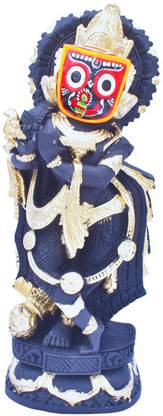 Jagannath World Black Transcendence: Nilamadhab (Jagannath Krishna Avatar) Decorative Showpiece  -  22.5 cm