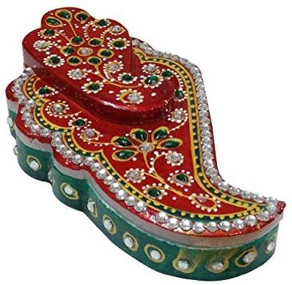 Craftam Rajasthani Handicraft Marble Hand Crafted Ganesh Chopra, Kumkum box, Tilak, Tika, Sindoor , Home Decor, Marble Handicrafts, Meenakari Work, Handwork, Handpainted, Makrana, Sangemarmar, Traditional, Decorative, Gift item, Showpiece, Corporate, Birthday, Wedding, Rakhi, New Year, Christmas, Marriage, Office, Corporate, Export, Artistic, Trending Decorative Showpiece - 13 cm