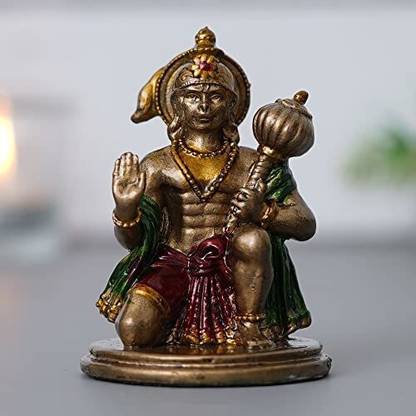 Flipkart SmartBuy Lord Hanuman Idol Statue for Home and Office Decor | Hanuman Ji Decorative Showpiece  -  7.62 cm