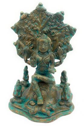 Bhunes Dakshina Murthy Idol Dakshinamurthy Statue Dakshinamurti Decorative Showpiece  -  17 cm