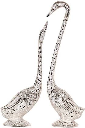 Diana Creations Swan pair_duck Decorative Showpiece  -  18 cm