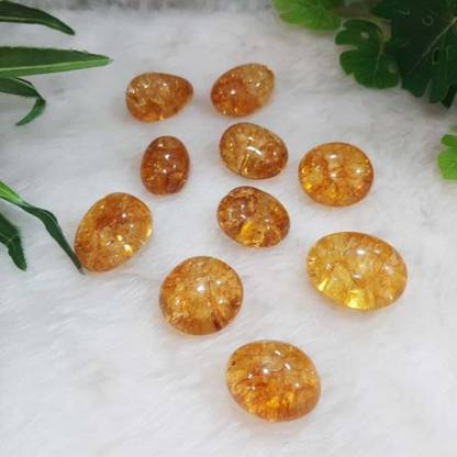 RESHAMM LIFE CARE RLC-1PCCITRINE-270123 Regular Asymmetrical Crystal Stone