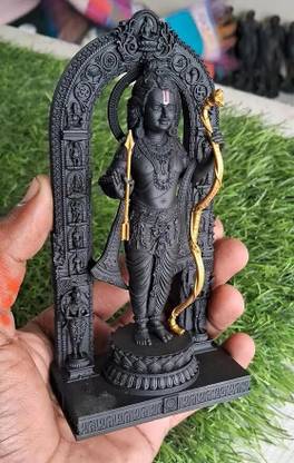 SBBCO Ram lala Idol Shree Ram lala Statue Ayodhya Ram lala Murti for Home Décor Decorative Showpiece  -  16.8 cm