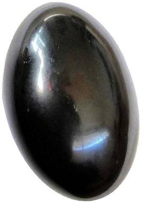 Ukhu Natural Saligram Stone From Biraha River Decorative Showpiece  -  7 cm