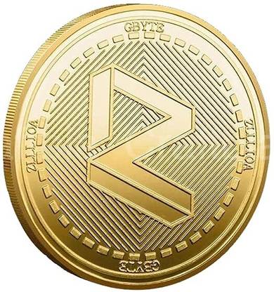 Craftbia GBYTE Crypto Coin Exceptional Gift for Crypto Lovers Decorative Showpiece  -  0.3 cm