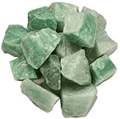Divinity Crystals Natural Green Aventurine Raw Rough Stones. Weight : 100 to 150 Grams Approx. Decorative Showpiece  -  4 cm