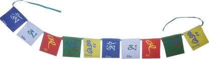 Ehatti Tibetan Buddhist Prayer Flag Decorative Showpiece  -  10 cm