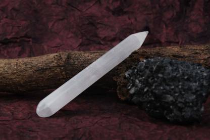The Last Monk Selenite Wand: Channel Divine Light and Purify Your Energy Decorative Showpiece  -  13.97 cm