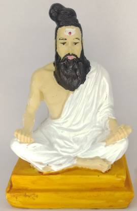 tskutty VALLUVAR / THIRUVALLUVAR / AYYAN VALLUVAN IDOL / VALLUVAR STATUE Decorative Showpiece  -  10 cm