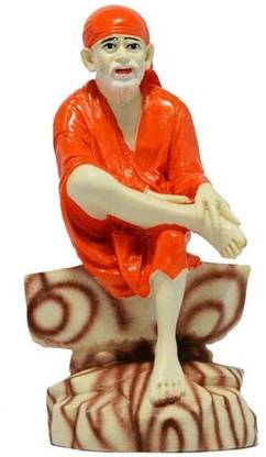 Dishika Glow Shri Saibaba Sansthan Trust, Shirdi, Ahmednagar, Maharashtra Decorative Showpiece  -  8 cm