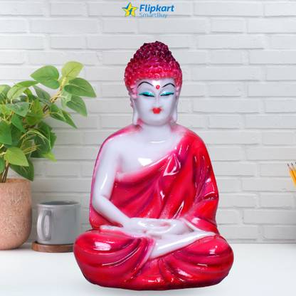 Flipkart SmartBuy Small Meditating Buddha Statue Decorative Showpiece  -  7 cm