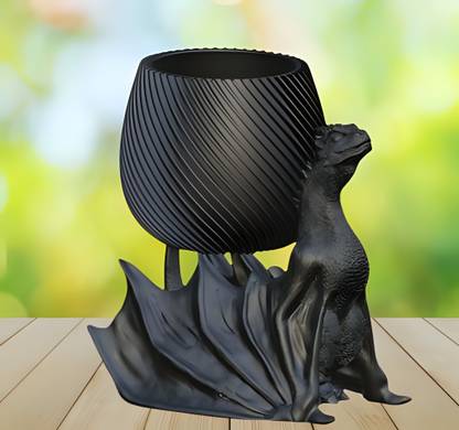 celestial crafts Celestial Crafts : Unique Dragon Pen Holder - Mythical Creature Stationery Decorative Showpiece  -  18 cm