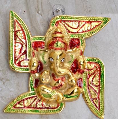Home Orbit Lord Ganesh Table Décor Idol on Chair Beautiful Ganesh Idol for Ganapati Home Decoration | Decorative ganesha | Ganesha Murti Decorative Showpiece  -  21 cm