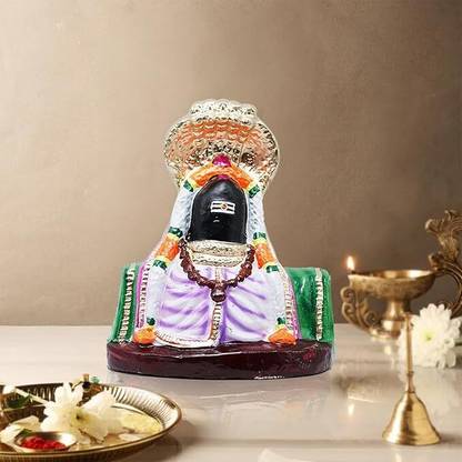 Mahita Collections Kashi Vishwanath Golu Dolls for navaratri-Nellaiappar dasara Doll Decorative Showpiece  -  7 cm