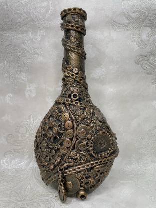 KASHI Art Handmade Bottle Art Decorative Showpiece  -  33 cm