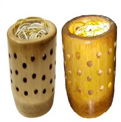 GIFT KAUNSA DE Bamboo Cup Lamp Decorative Showpiece  -  7 cm