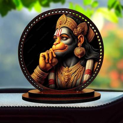 Pawandeep Lord Hanuman ji Idol for car Dashboard & Home Decorative Showpiece  -  7.5 cm