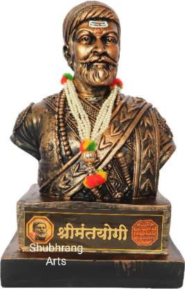 Shubhrangarts Shri chatrapati shivaji maharaj idol Decorative Showpiece ...