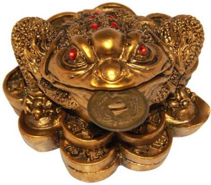 S.S Collection Frog Decorative Showpiece  -  5 cm