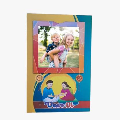 VE AND YOU Wooden LED Photo Frame Veer ji Bhai Decorative Showpiece  -  24 cm