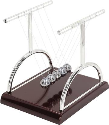 Modinity Science Balance Balls Newton's Balance Balls, Physics Science Pendulum Decorative Showpiece  -  11 cm