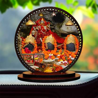 Artle Media Lord Vaishno Devi Dashboard idol for Car and Home Decorative Showpiece  -  3 cm