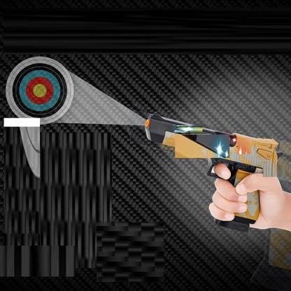 Grabteez GRABTEEZ Light And Sound Police Army Style Pistol Decorative Showpiece  -  20 cm