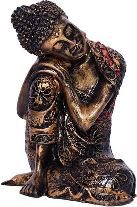 DEVJISON Buddha Statues for Living Room - Decorative Show Pieces for Home Decor Items Decorative Showpiece  -  22 cm