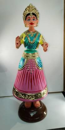 Thanjavur Dancing doll Decorative Showpiece  -  33 cm
