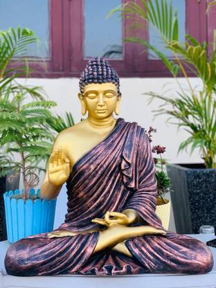 HDS Homestead Decore Solution Blessing Buddha 2 ft for Home | Buddha statue big size Decorative Showpiece  -  59 cm