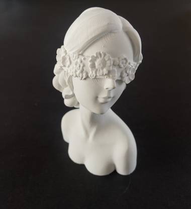 Sweera Art Blindfold Girl/Best for Home Decor/Statue Decorative Showpiece  -  8 cm