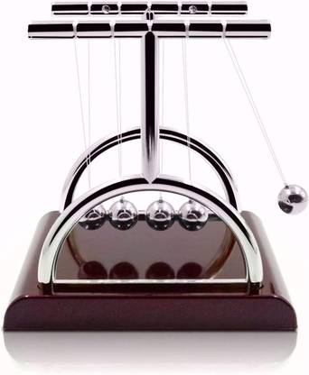 VOLTegIC Swinging Balls Physics Science Pendulum Decorative Showpiece  -  13.5 cm