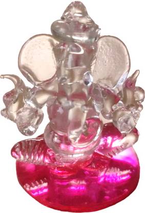 HOIVA Pink ganesha Twin side face for Decorative Showpiece Decorative Showpiece  -  5 cm