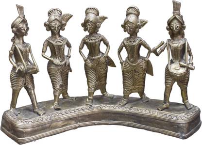 Shipkaari Beautiful Handcrafted Karma Dance Premium Statue Decorative Showpiece  -  15 cm