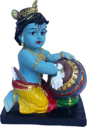 ABHAY Butter Thief Big Decorative Showpiece  -  19 cm