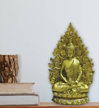 Stark Decor The Meditative King BuddhaFor Home Décor Decorative Showpiece  -  30 cm