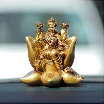ARTARIUM Artarium Padma Laxmi Ji Statue laxmi ji murti Showpiece for Car Dashboard Decorative Showpiece  -  6.85 cm