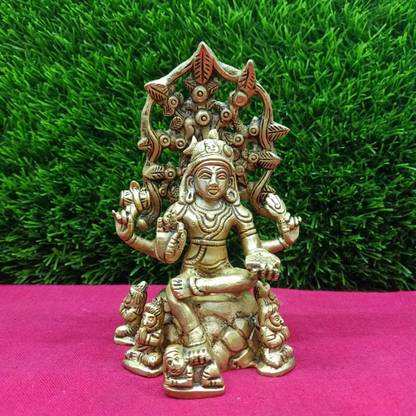 RAMA METAL BRASS DHAKSHINA MURTHY IDOL Decorative Showpiece  -  12 cm