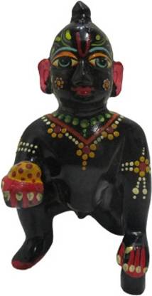 BRASS BLESSING BAL KRISHNA - LALAJI - LALJI MAHARAJ - Haveli - BRASS (1592) Decorative Showpiece  -  4 cm