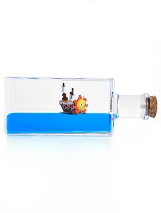 ComicSense One Piece Anime Decorative Unsinkable Pirate Ship in a Bottle Decorative Showpiece  -  17.51 cm