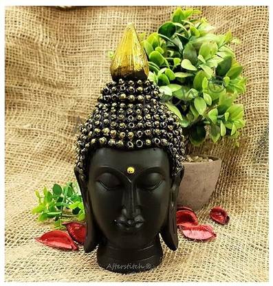 The GreeK Buddha Face Statues Decorative Showpiece  -  12 cm