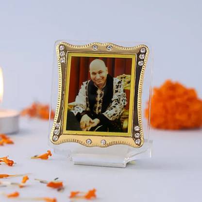 BISRAT CREATIONS Guru Ji Idol Statue For Car Dashboard Home Office etc Size : 6 cm / 7 cm Decorative Showpiece - 7 cm