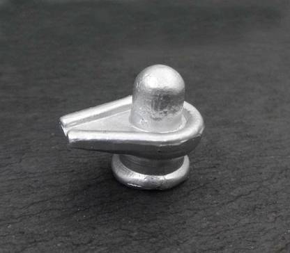 Sitare 23.5 grams Pure Mercury Parad Shivling Decorative Showpiece  -  1.8 cm