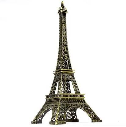 THE QUIRKY HOME Large Metal Eiffel Tower Miniature, Paris Landmark, Souvenir, Model, Replica, Decorative Showpiece  -  38 cm