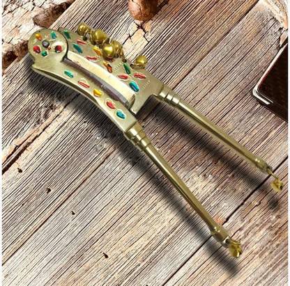 BRASS BLESSING Traditional Designer Adkitta | Brass Cutter | Decorative Adkitta | Adkitta (600) Nut Cutter