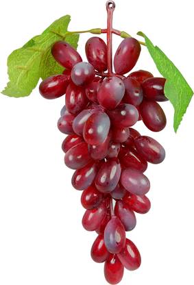REIKI CRYSTAL PRODUCTS Artificial Grapes for Home and Office Decoration Decorative Showpiece  -  45 cm