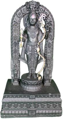 LAXENT Ram Lalla Ayodhya Ram Lalla Murti for Home Decor & Mandir Pooja -9" Inch Decorative Showpiece  -  22.86 cm