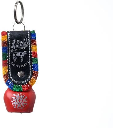 Tej Gifts Feng Shui Swiss Cow Bell, DDLJ Cowbell, Vastu Bell, Car Hanging Key Chain Decorative Showpiece  -  13.5 cm